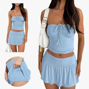 Light Blue Two-Piece Set